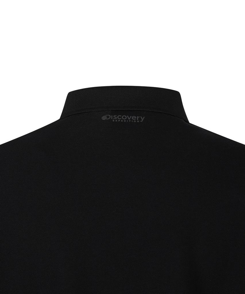 DISCOVERY EXPEDITION Women'S Semi-Crop Polo Shirt (Black)