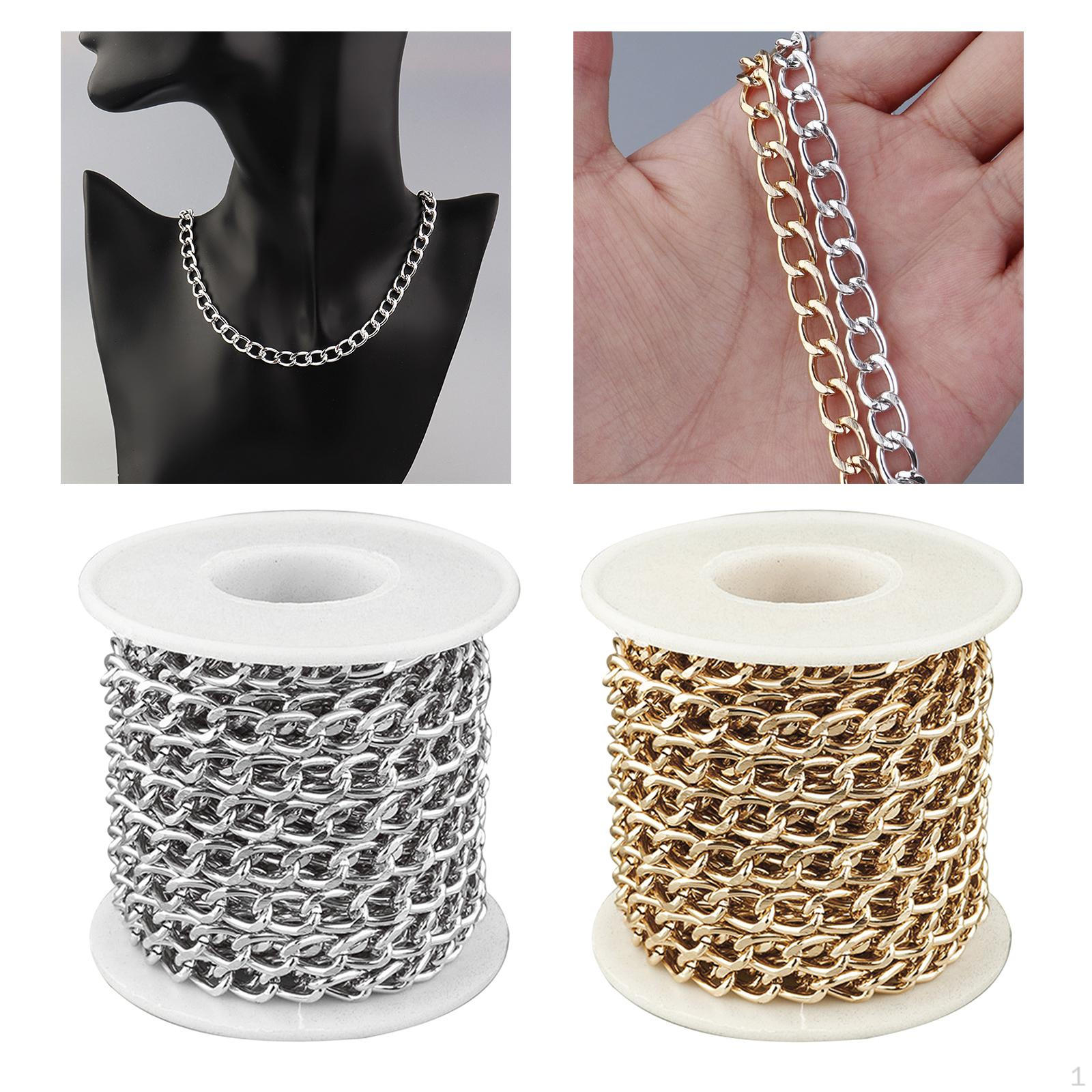 

Две катушки массивных бордюрных цепочек, незаваренные, витые, ювелирная фурнитура