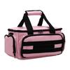 14 Inch Tool Bag for Women Tool Carrier with Anti Friction Bottom for Electrician Carpenters Repairman Pink