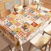 American Countryside Style Table Cloth Soft Imitation Sheepskin Tablecloth Wear Resistant Durable Thick Anti Slip Table Cover Rectangular Table-mat