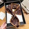 Women Skinny Neck Scarf   Shawls Wraps Black Pink Small Office Hairband Neckerchief Foulard Scarves Ladies