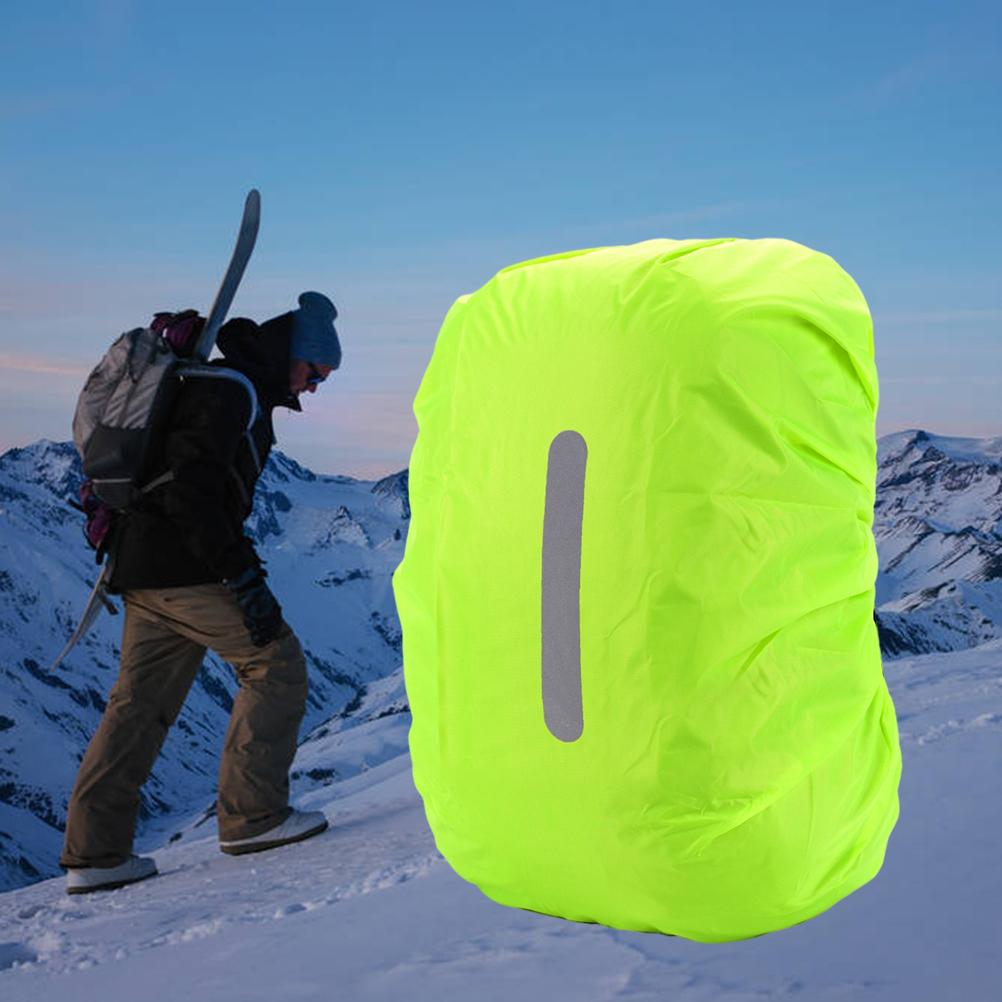 Wasserdichte Regenhülle für Rucksack Reflektierende Staubdichte Rucksackhülle für Outdoor Radfahren Wandern Camping Reisen
