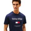 Tommy Hilfiger Mens Flag Embroidered T-Shirt