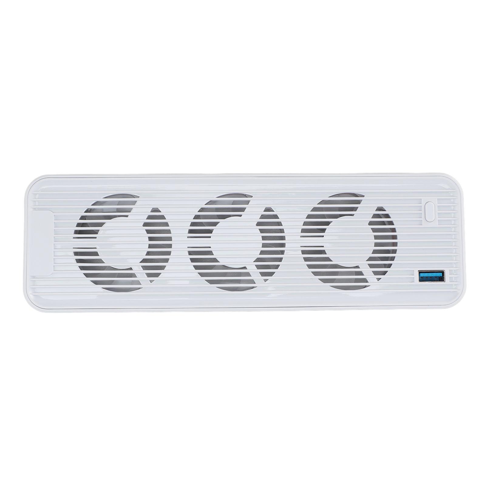 

Вентилятор охолодження ігрової консолі Регульоване безшумне охолодження аксесуарів зі світлодіодним підсвічуванням і концентраторами USB3.0 для White