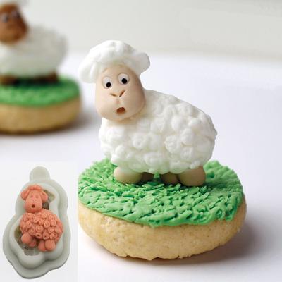 Silicone Mold 1pc Sheep Lace Cake Mold Fondant Mold Birthday Cake Decorating Tools Chocolate Mold