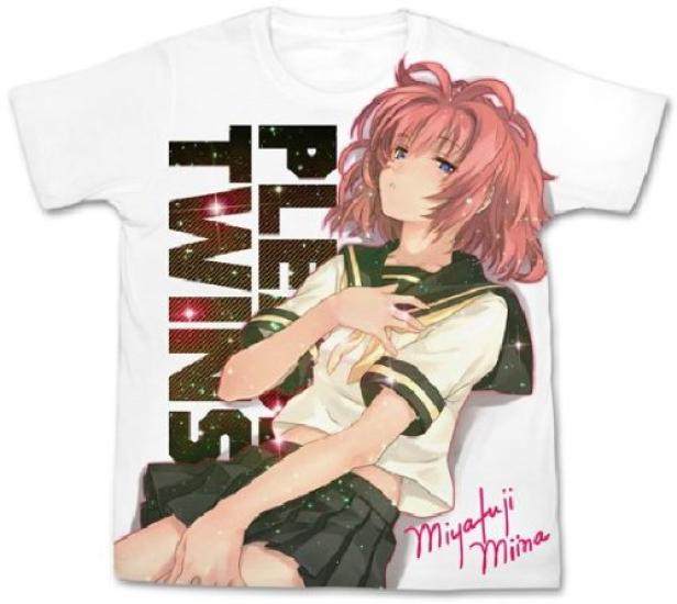 

Miina Miyafuji Full Graphic White M OnegaiTwins T-shirt Size