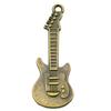 Musical Charms Multi Color Alloy Guitar Pendants For Music Themed Jewelry Making