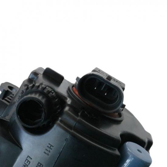 Left & Right Front Bumper Fog Light Lamp with Cover Pair Fits Ford Fiesta USA