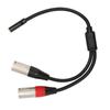 Plug and Play 3.5mm 1/8 To XLR Microphone Cable 3.5mm To 3Pin XLR Y Split Cable  Studio Equipment