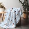 Soft Throw Blanket Cozy Warm Flannel Fleece Blanket Decorative Bedspread Couch Cover Home Decor Gift