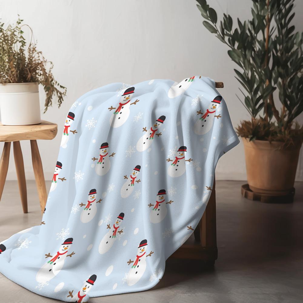 Soft Throw Blanket Cozy Warm Flannel Fleece Blanket Decorative Bedspread Couch Cover Home Decor Gift 75x90cm