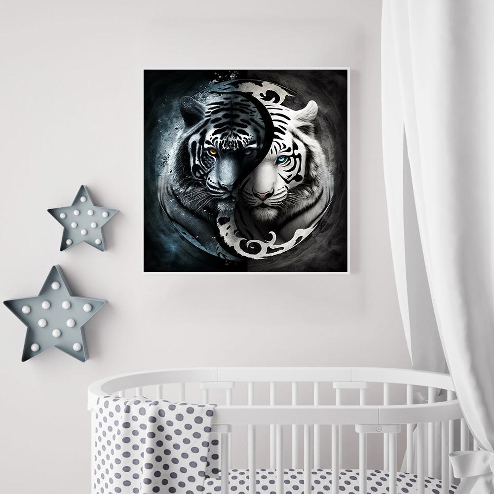 5D DIY Full Round Drill Diamond Painting Tai Chi Animal Kit Decoration Art Craft