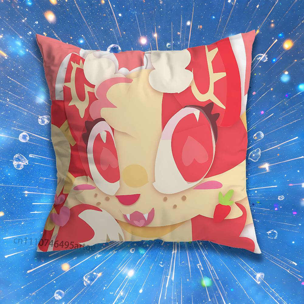 Game A-Adopts Me Pillow Case For Home Bedroom Car Office Decoration Living Room Sofa Cushion Cover Suitable