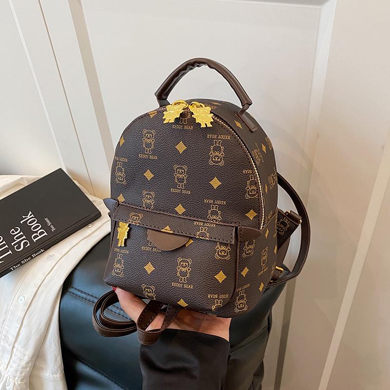 Premium Sense Backpack Women's Casual Fashion Niche Design Student Class Schoolbag Street Trend Small Backpack