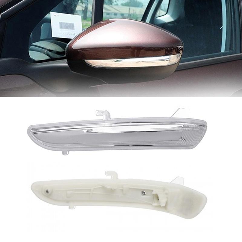 Car Front Wing Door Mirror Turn Signal Light Housing Clear Indicator Lamp Cover for Peugeot 208 2012-2019 Parts