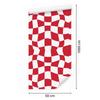 Casual checkerboard red wallpaper for living room and bedroom 50x1000