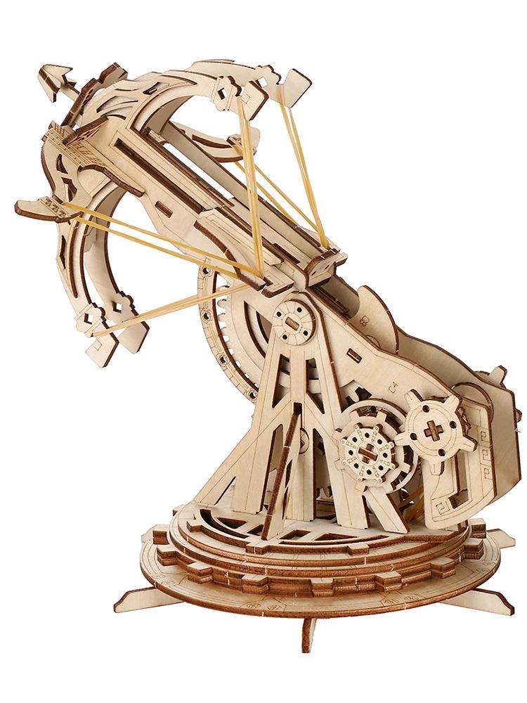 siege onager 3D Car Wooden Puzzle, Scale Model,DIY Model Kit, Handcraft Gift,Home Decoration,Mechanical Model Kit, Building Toy
