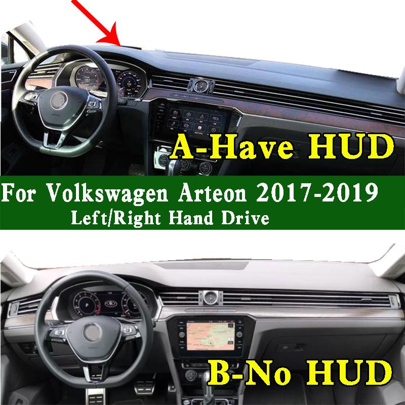 For Volkswagen Arteon 3H7 CC 2017-19 Dashmat Dashboard Cover Trument Panel Sunscreen Protective Pad Anti-Dirt Proof Dash Mat