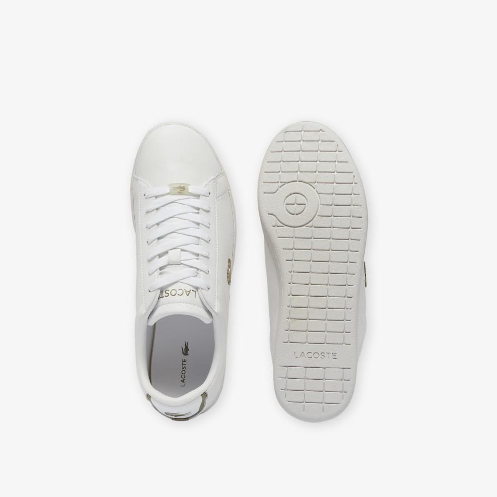 [lacoste] Men's Carnaby Evo Leather Platinum Detail Sneakers RZ0006M54N21G