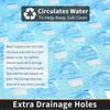 Non-Slip Bathtub Mat, 34.5x15.5 Inch, Machine Washable, BPA & Latex Free 2025