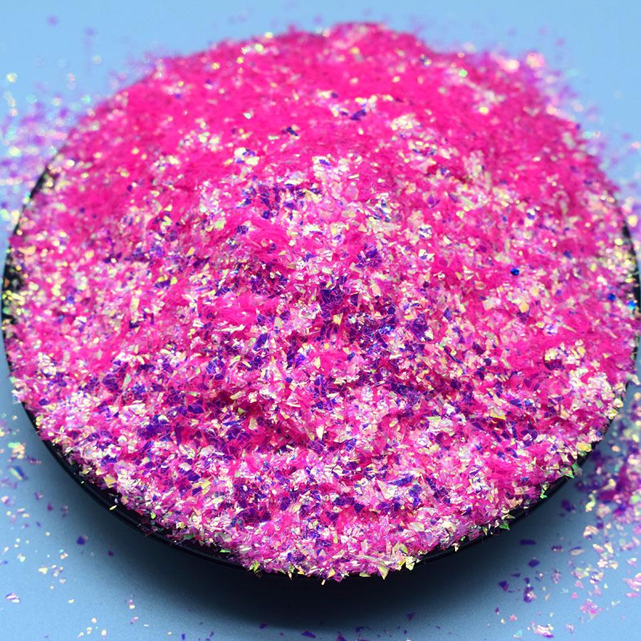 Bulk Fine Chunky Glitter Holiday Decoration Matte Pink Solvent Resistant Glitter for Epoxy Resin Nail Arts