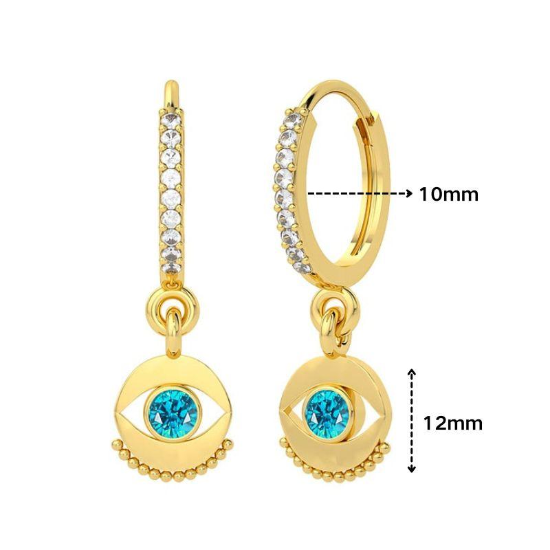 925 Silver Needle Square Pendant Hoop Earrings Vintage Gold Earrings For Women Shell Pendant Earring Fashion Jewelry Accessories