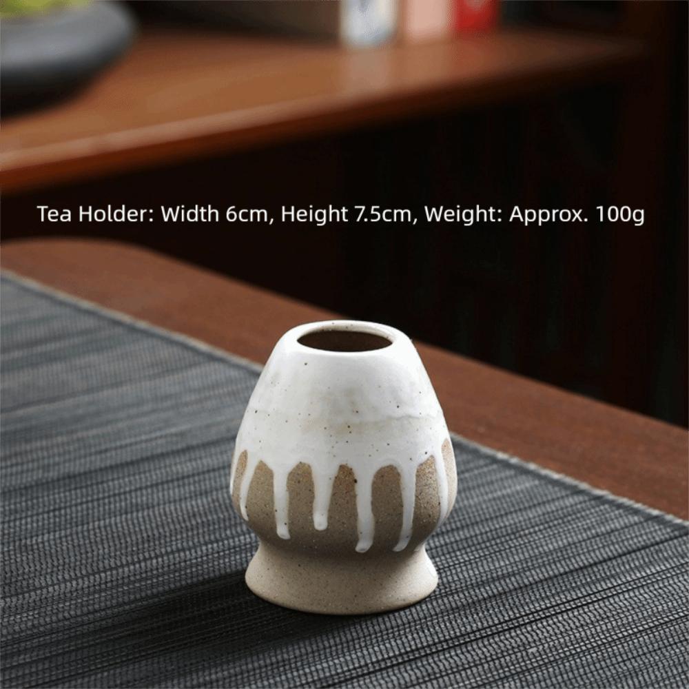 Japanese Ceramic Matcha Set Traditional Reusable Tea Whisk Stand Tea Sets Safe Tea Bowl Tea Lovers Gifts