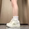 Niche Bread Shoes Women's College Style Thick Sole Heightening White Shoes Spring Original Design Board Shoes