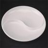 10-Hole Round Plastic Art Painting Palette for Beginners - White, Thickened, Child-Friendly Ink Dish