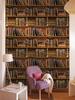 3D Vintage Bookshelf Peel And Stick Wallpaper Wood Grain Texture Removable Self Adhesive Wallpaper for Cabinet Furniture Kitchen