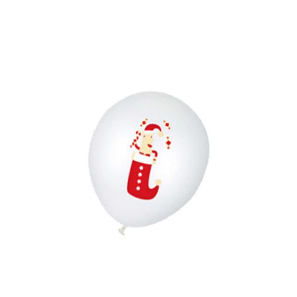 Santa Hohoho Balloon Christmas Print Latex 12 Inch Christmas Print Balloon