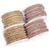 Electroplated Rhinestone Drill Chain: Single Row Metal Claw Chain for DIY Costume Accessories