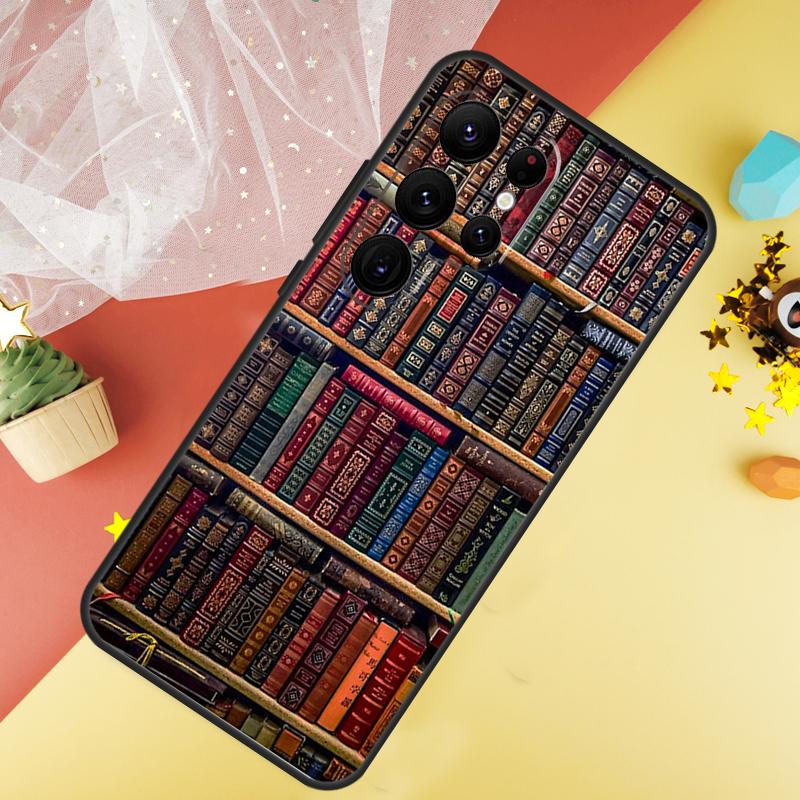 Read Books illustration Phone Case For Samsung Galaxy S26 S25 Ultra S23 S21 S20 S22 S24 FE S10 Plus Cover Coque