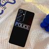 Police Phone Case For Samsung Galaxy S25 Ultra S9 S10 S20 S22 S21 S23 Plus S24 FE Portector Cover