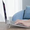 2Pcs Mini Foldable Laptop Stand Portable Computer Keyboard Riser With 2 Adjustable Angles Self-Adhesive Invisible Notebook Stand