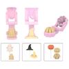 Halloween Ghost Pumpkin 3D Cake Pop Molds Cake Cutter And Pusher Non-Stick Doughnut Diy Clay Candle Making Home Parties Baking