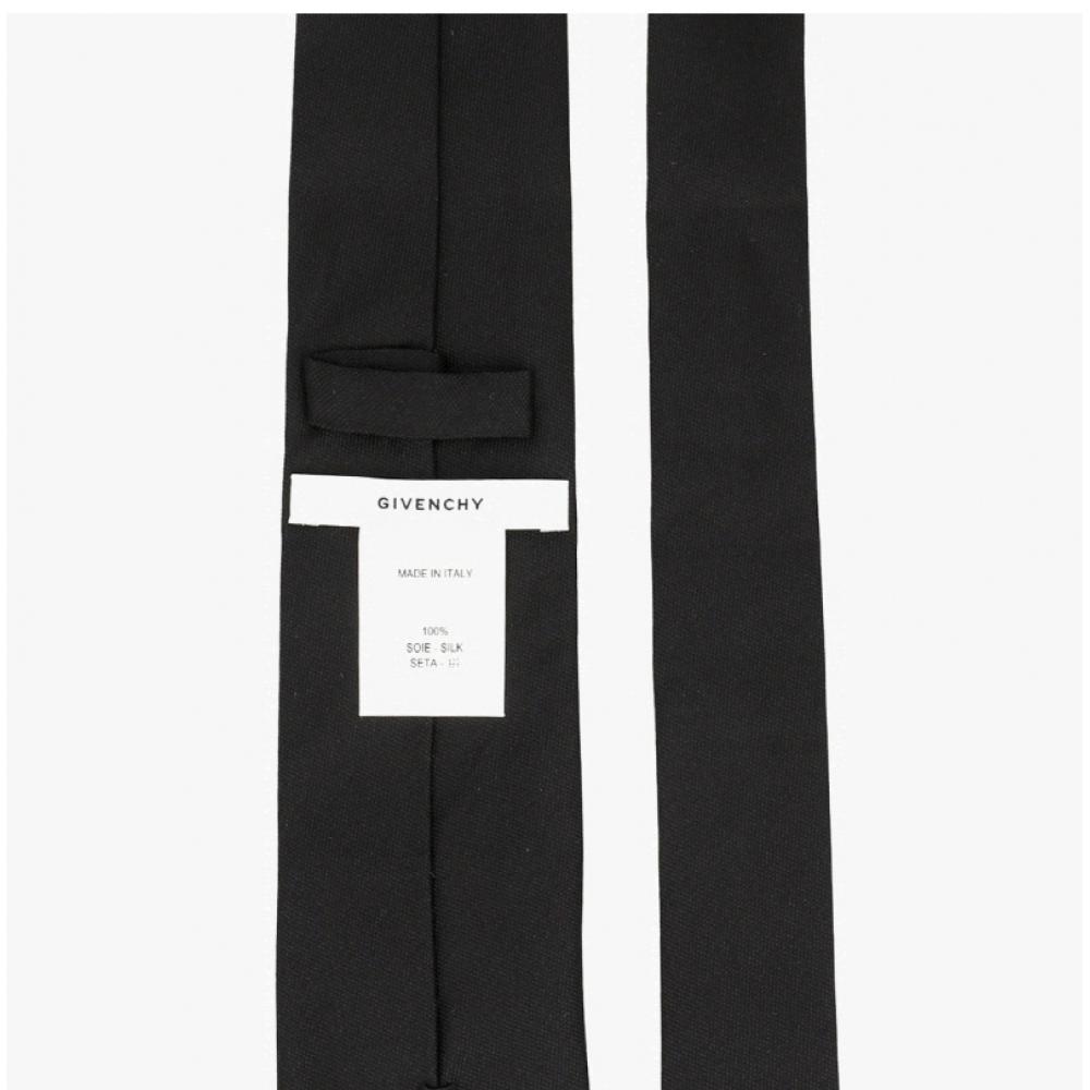 Givenchy Logo Silk Tie Bp105mp0xe