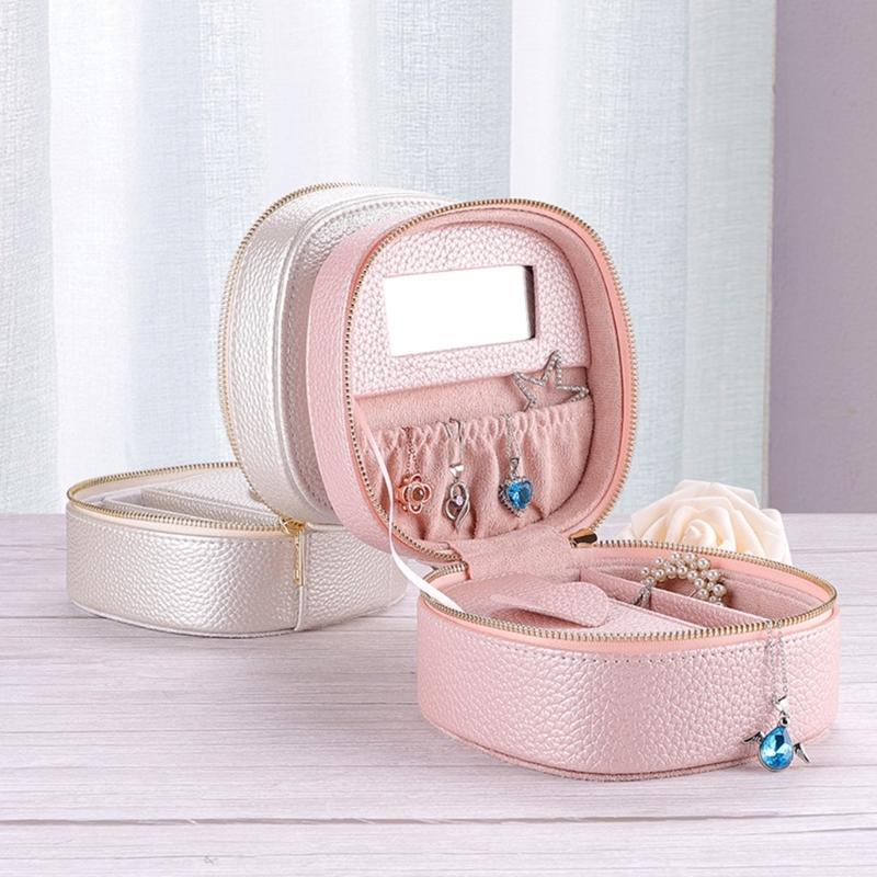 Compact Jewelry Storage Box Versatile Mini Jewelry Organizer Box Portable Display Stand Box Earring Holder Packaging Box