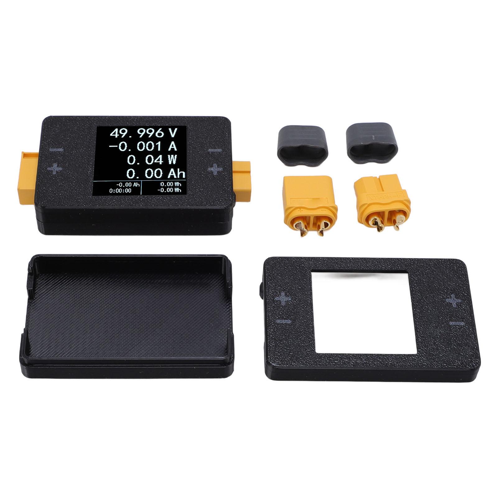 

Вимірювач потужності RC 8150V 25A Інтерфейс XT60 1,5-дюймовий РК-дисплей Тестер напруги та ємності акумулятора