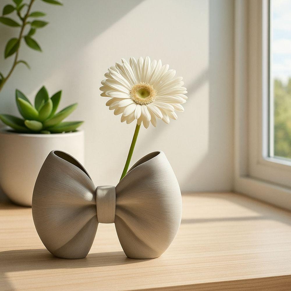 Soft Bow Candle Mold Silicone Aromatherapy Mold Decorative Vase Mold  Gift Making