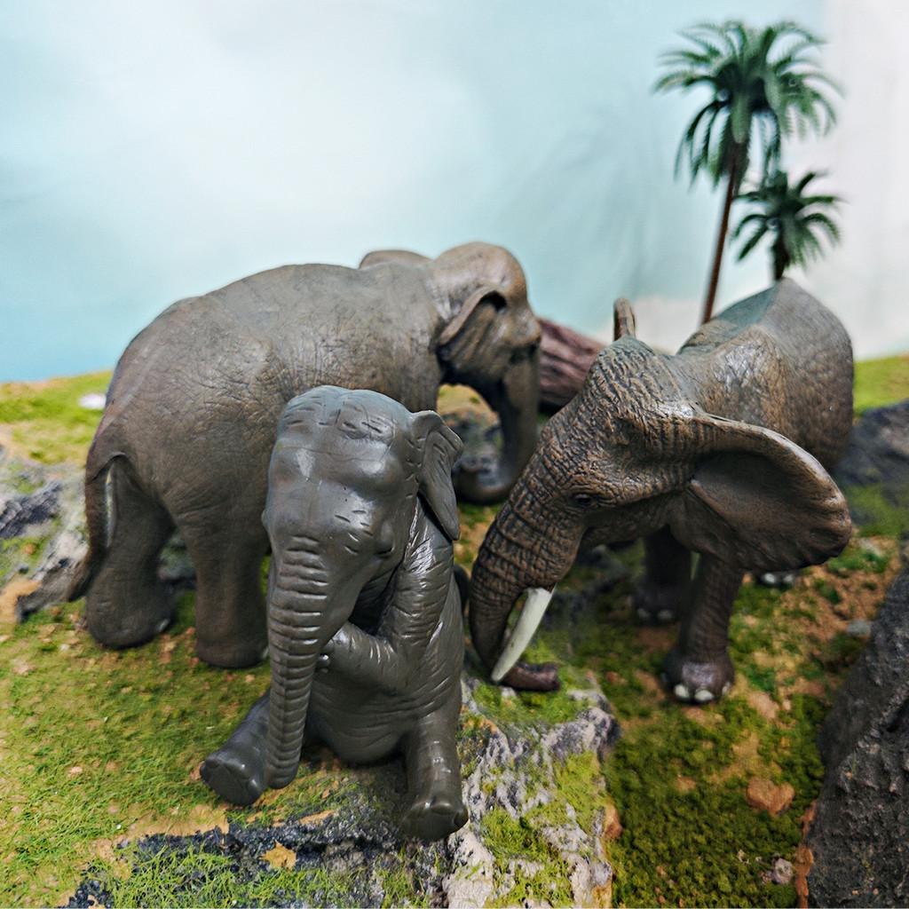 Childrens Durable Pvc Elephant Decor Animals For Play And Learning Activities