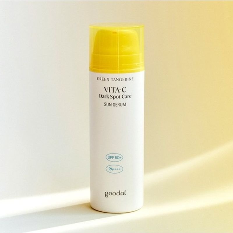 Goodal Green Tangerine Vita C Blemish Care Sun Serum Choice-FREE