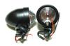 Universal Billet Bullet Turn Signals of for American Motorcycles Black with Clear (Set 2) [ADVANTAGE] (2 Lenses)