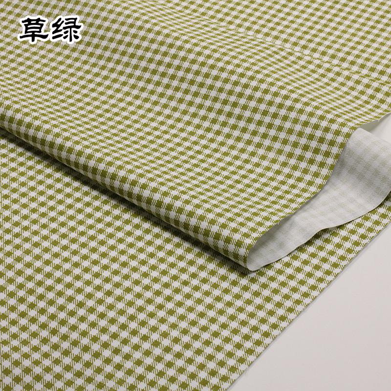 160cm*50cm Customized 3mm Cotton Small Plaid Fabric Yarn-Dyed Chaoyangge Doll Clothes Handmade Fabric DIY Fabric