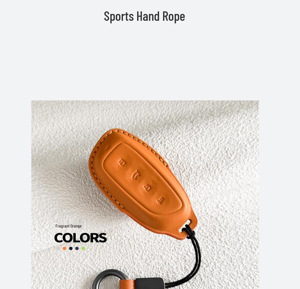 Haval Third Gen H6 Genuine Leather Key Case for H5/H9, Xiaolong/Menglong, Big Dog Car Key Holder