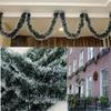 2M New Year Garland Wire Tinsel Hanging Rattan Christmas Tree Ornament for Home Decoration Prop Xmas Birthday Party Ribbon