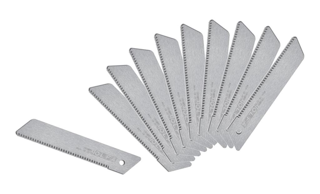 Olfa Replacement Blade for Saw Wood and 1 Case of 10 H-Type (For Plastic), HSWB-1, Blade,
