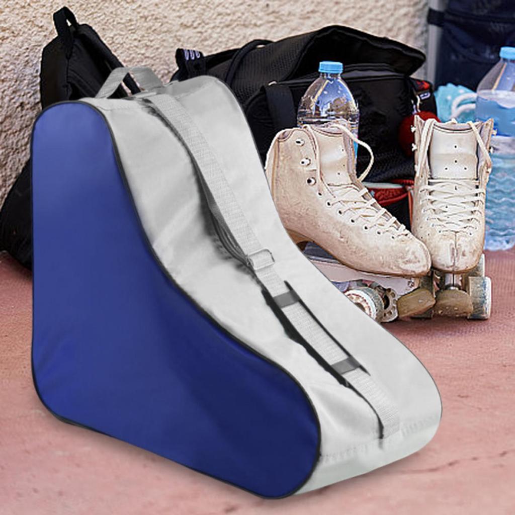 Barn Rullskridskoväska Behållare Bärbar Förvaring för Skyddande Konståkningsskridskor Fyrhjulsskridskor Inlineskridskor Ishockeyskridsko