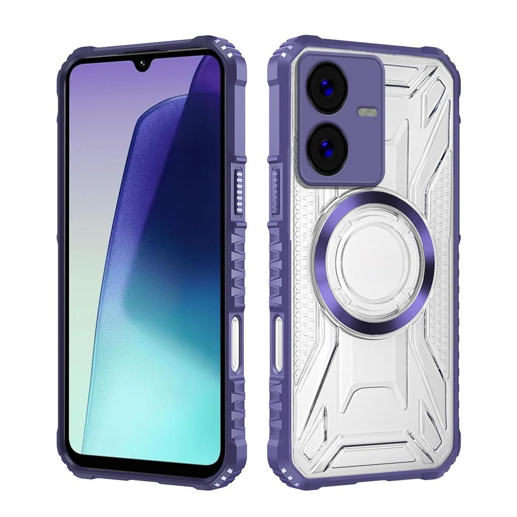 Battle Shadow Series Armor Phone Case for Vivo Y22s,Y22 Shockproof Anti‑Drop Protective Cover