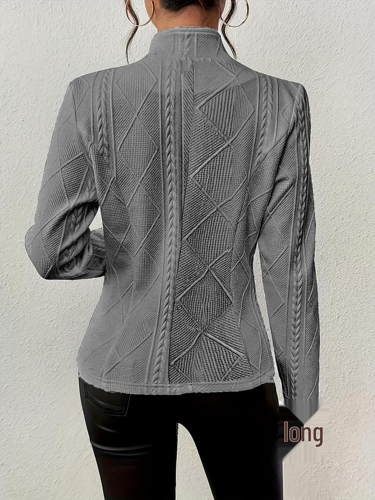 2024 Autumn/Winter Button Pattern Small Suit Jacket for Europe & America